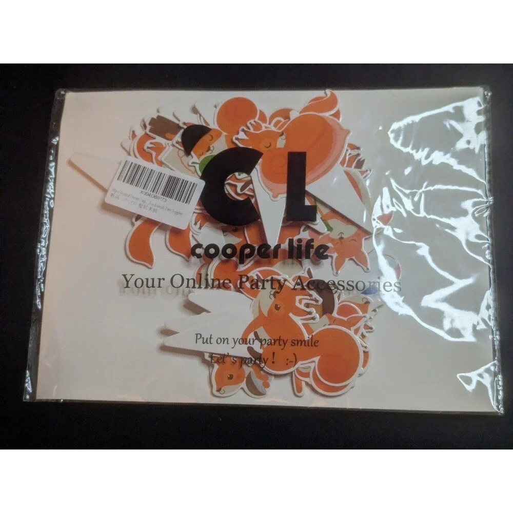Squirrel Theme Cupcake Toppers Woodland Animal Birthday Party Decorations 48Pcs